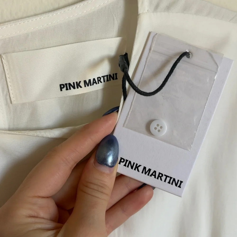 NWT Pink Martini The Claire Dress White - Picture 7 of 7